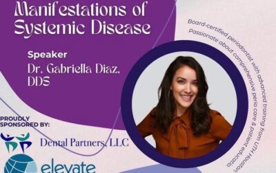 Meeting & CE: Periodontal Manifestations of Systemic Disease – Sept 20
