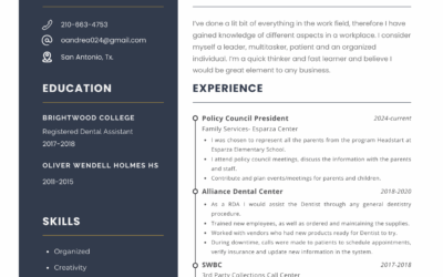 Andrea Arvizu – San Antonio Applicant